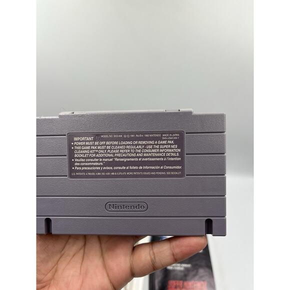 NHL Stanley Cup (SNES, 1993) Complete With Manual Tested Excellent Condition - Picture 7 of 15